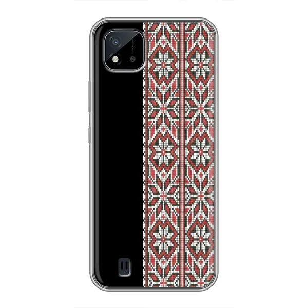 Чехол с рисунком «Стильная вишиванка» для Realme C11 (2021) / C20 Чехол с рисунком «Стильная вишиванка» для Realme C11 (2021) / C20
