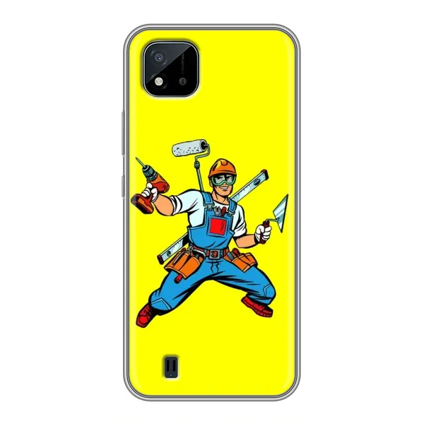 Чохол з малюнком «Будівельник» для Realme C11 (2021) / C20 Чохол з малюнком «Будівельник» для Realme C11 (2021) / C20