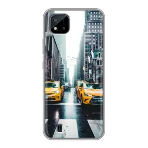 Силиконовый бампер (Работники) на Realme C11 (2021) / C20 (Такси)