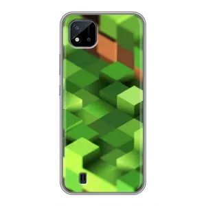 Чохли для Realme C11 (2021) / C20 (Персонажі МайнКрафт) (Текстура)
