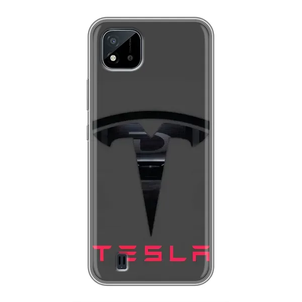 Чехол с рисунком «Logo TESLA» для Realme C11 (2021) / C20 Чехол с рисунком «Logo TESLA» для Realme C11 (2021) / C20