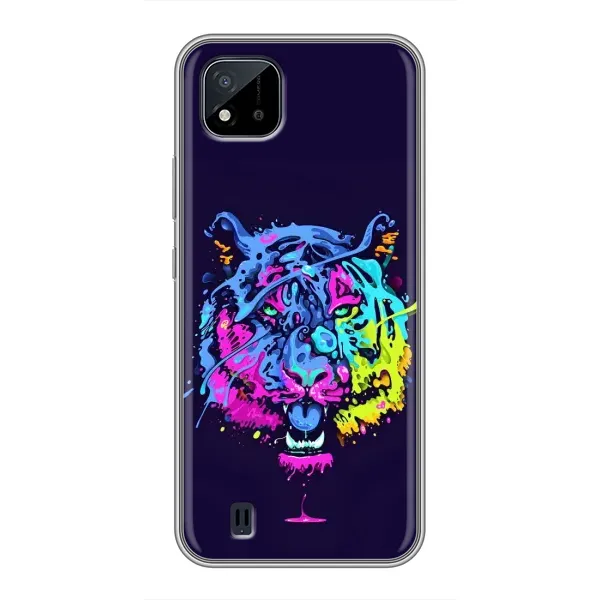 Чехол с рисунком «Тигр-Арт» для Realme C11 (2021) / C20 Чехол с рисунком «Тигр-Арт» для Realme C11 (2021) / C20