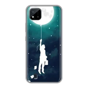 Чохол (ТПУ) з планетами на Realme C11 (2021) / C20 (To The moon)