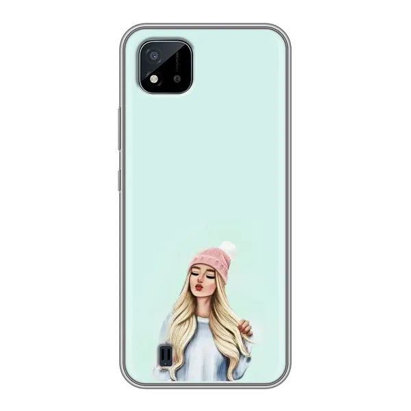 Чехол с рисунком «В шапке» для Realme C11 (2021) / C20 Чехол с рисунком «В шапке» для Realme C11 (2021) / C20