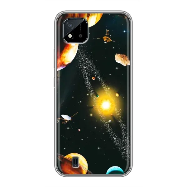 Чехол с рисунком «Вид с космоса» для Realme C11 (2021) / C20 Чехол с рисунком «Вид с космоса» для Realme C11 (2021) / C20