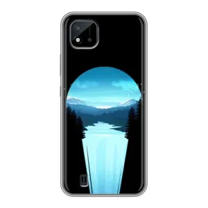 Літній Чохол на Realme C11 (2021) / C20 (Синій Водоспад)