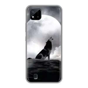 Чехол с Волком на Realme C11 (2021) / C20 (Волк и луна)