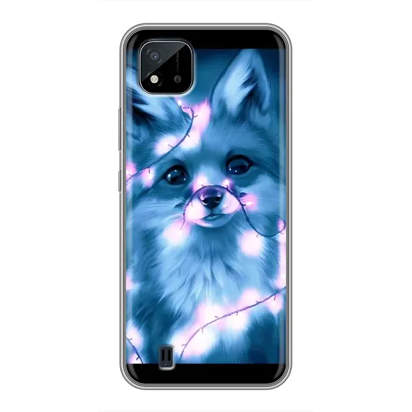Чехол с рисунком «Яркая Лиса» для Realme C11 (2021) / C20 Чехол с рисунком «Яркая Лиса» для Realme C11 (2021) / C20