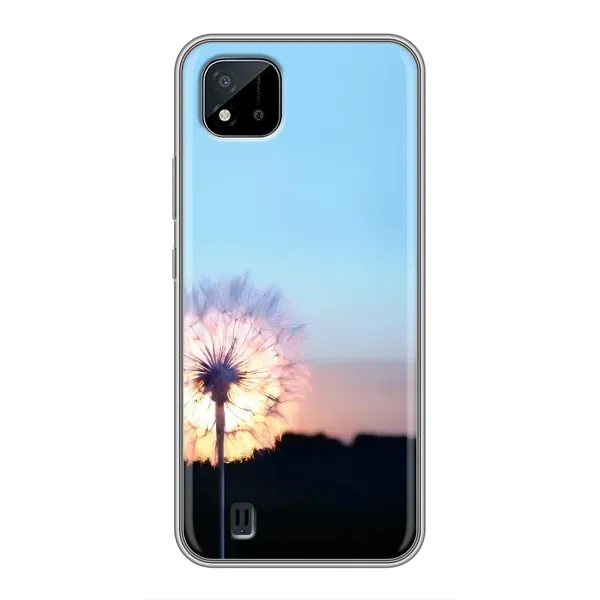 Чохол з малюнком «Захід з кульбабкою» для Realme C11 (2021) / C20 Чохол з малюнком «Захід з кульбабкою» для Realme C11 (2021) / C20