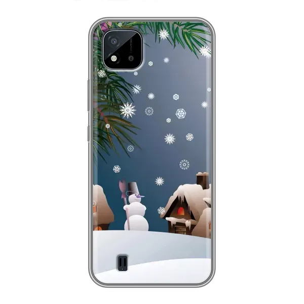 Чехол с рисунком «Зима» для Realme C11 (2021) / C20 Чехол с рисунком «Зима» для Realme C11 (2021) / C20