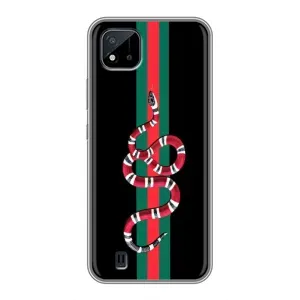 Чехлы Бренд GUCCI для Realme C11 (2021) / C20 (Змей Гуччи)