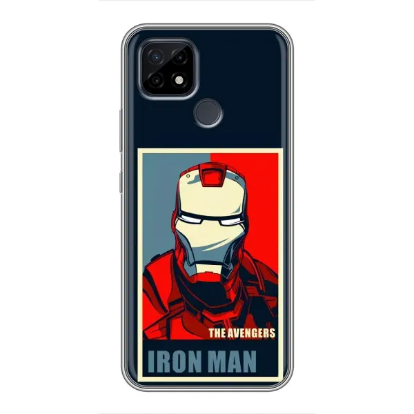 Чехол с рисунком «Art Iron man» для Realme C21 Чехол с рисунком «Art Iron man» для Realme C21