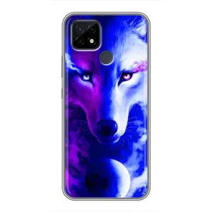 Чехол с Волком на Realme C21 (Арт-Волк)