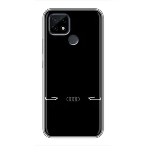 Силіконовий бампер з картинкою машини на Realme C21 (Сілует Audi)