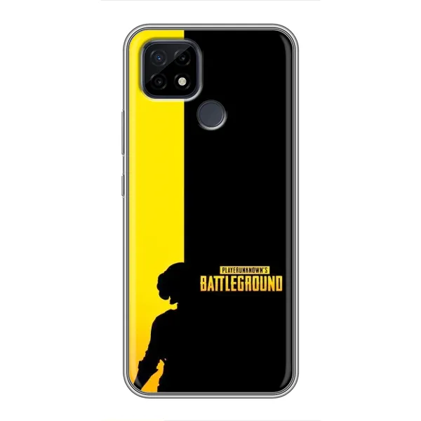 Чехол с рисунком «Battlegrounds» для Realme C21
