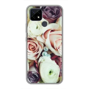 Чехлы с принтом Розочки для Realme C21 (Букет РОЗ)