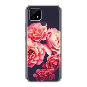 Чехлы с тематикой "ЦВЕТЫ" на Realme C21 (Бутоны)