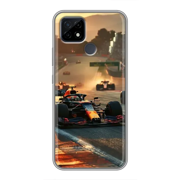 Чехол с рисунком «Чемпионат ф1» для Realme C21