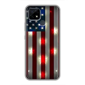 Чехол Флаг USA для Realme C21 (Флаг США 2)