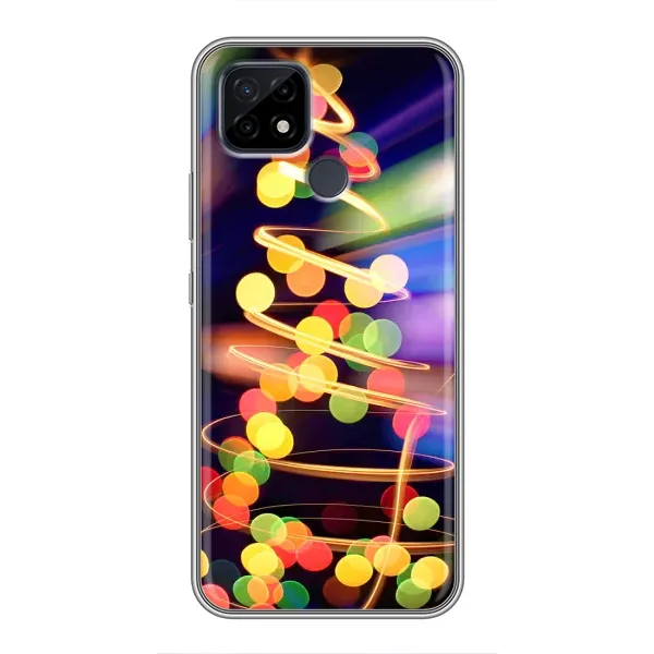 Чехол с рисунком «Гирлянды» для Realme C21