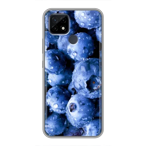 Чехол с рисунком «Голубика» для Realme C21