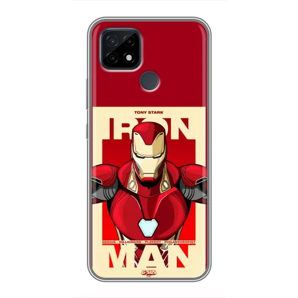 Чехол с рисунком «Iron man» для Realme C21 Чехол с рисунком «Iron man» для Realme C21