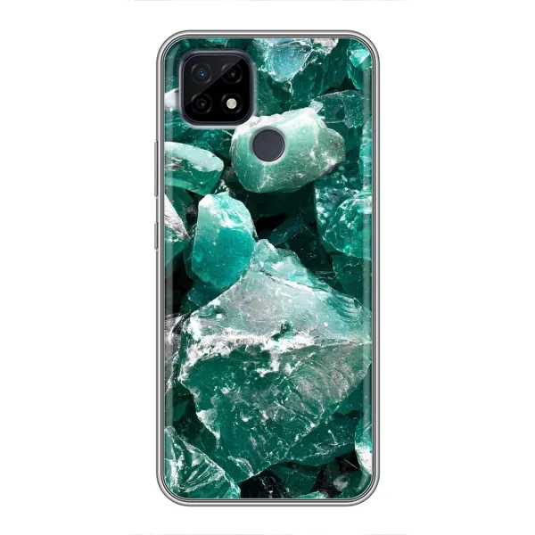 Чехол с рисунком «Изумруд» для Realme C21