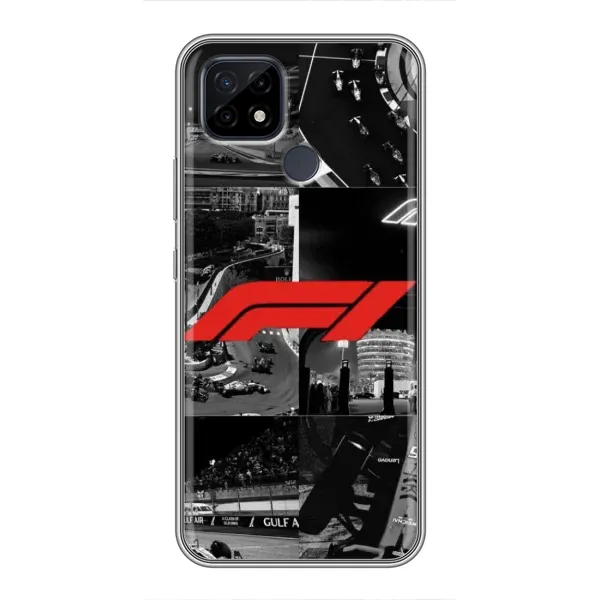 Чехол с рисунком «Коллаж Формула 1» для Realme C21