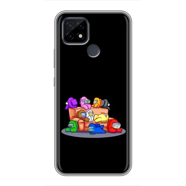 Чехол с рисунком «Команда» для Realme C21