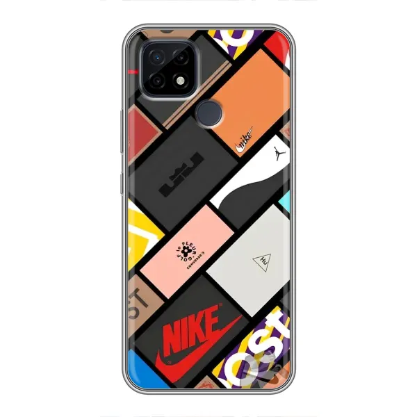 Чехол с рисунком «Коробки» для Realme C21