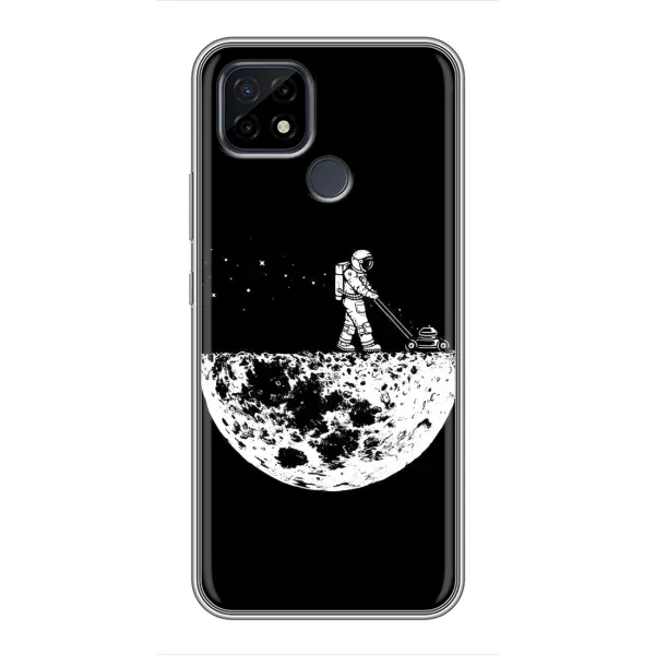 Чехол с рисунком «Космонавт» для Realme C21