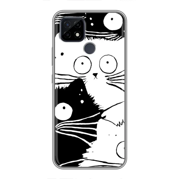 Чехол с рисунком «КОТИКИ» для Realme C21 Чехол с рисунком «КОТИКИ» для Realme C21
