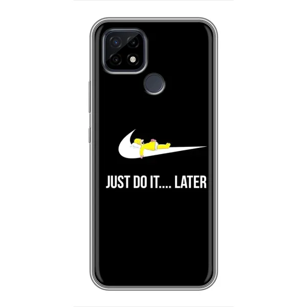 Чехол с рисунком «Later» для Realme C21
