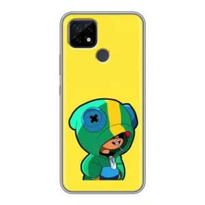 Чехол Бравл Старс для Realme C21 (Леон (LEON))