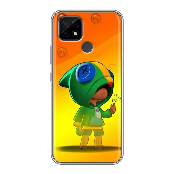 Чехол с рисунком «LEON в кофте» для Realme C21