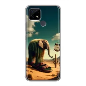 Чехол с мемами тралалело тралала для Realme C21 (Лирили ларила)