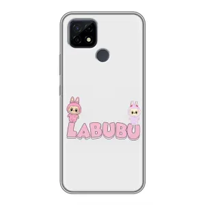 Чохол з принтом Лабубу для Realme C21 (Логотип Лабубу)