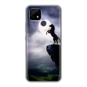 Чехлы с изображением разных животных для Realme C21 (Лошадь)