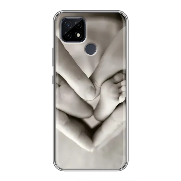 Чехол с рисунком «Любящие руки» для Realme C21
