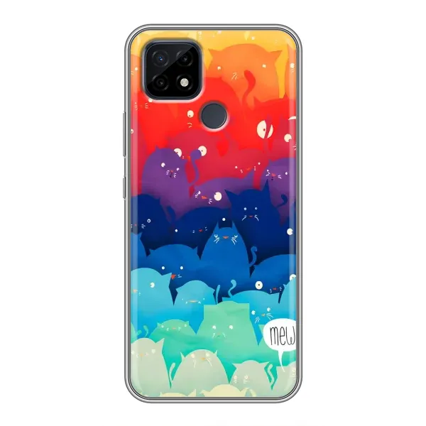 Чохол з малюнком «Mew» для Realme C21
