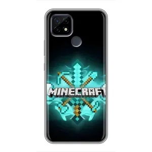 Чехол майнкрафт для Realme C21 (MineCraft 2)