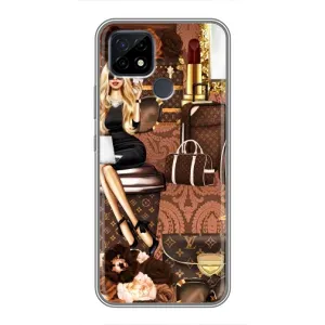 Чохол Стиль Louis Vuitton на Realme C21 (Мода Луі Віттон)