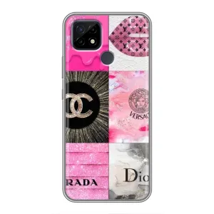 Чехол (Dior, Prada, YSL, Chanel) для Realme C21 (Модница)