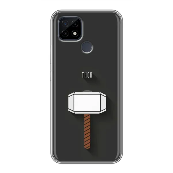 Чехол с рисунком «Молот Тора» для Realme C21