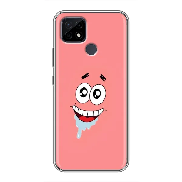 Чехол с рисунком «Мордочка Патрика» для Realme C21