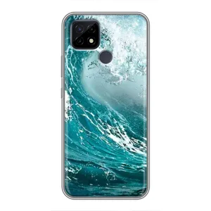 Летний Чехол на Realme C21 (Морская волна)