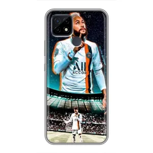 Силиконовый Чехол Realme C21 (Неймар ПСЖ)