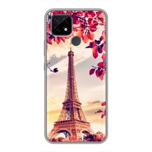 Чехол с Эйфелевой башней на Realme C21 (Paris photo)