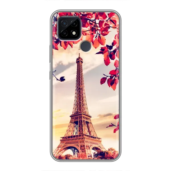 Чехол с рисунком «Paris photo» для Realme C21 Чехол с рисунком «Paris photo» для Realme C21