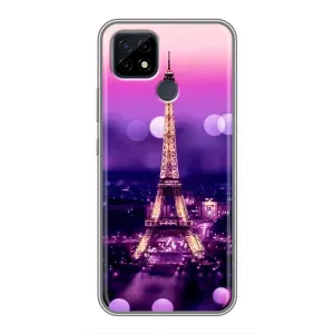 Чехол с Эйфелевой башней на Realme C21 (Париж башня)